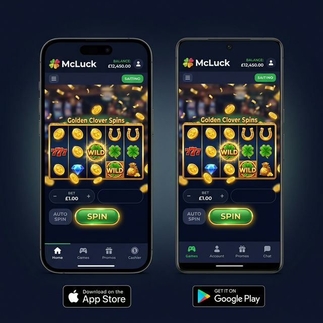McLuck Casino mobile app on iOS and Android — play 1000+ slots anywhere